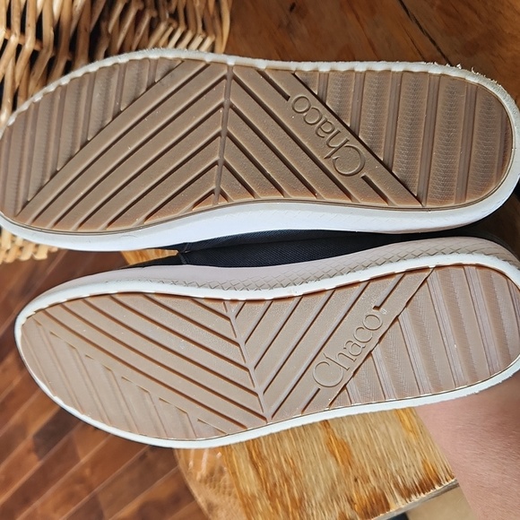 CHACO‎ Men’s Gray-bluish Canvas Slip-on Casual Loafer Shoes Sz 12 - Picture 5 of 16